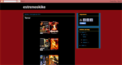 Desktop Screenshot of estrenoskike.blogspot.com
