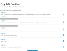 Tablet Screenshot of frogtalkfanclub.blogspot.com
