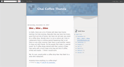 Desktop Screenshot of chaicoffeethanda.blogspot.com