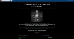 Desktop Screenshot of learningenglishthroughlit.blogspot.com