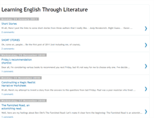 Tablet Screenshot of learningenglishthroughlit.blogspot.com