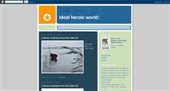 Desktop Screenshot of idealheroicworld.blogspot.com