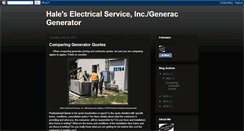 Desktop Screenshot of haleselectricalserviceinc.blogspot.com