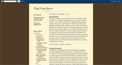 Desktop Screenshot of fengtingspace.blogspot.com