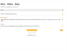 Tablet Screenshot of mintpolkadots.blogspot.com