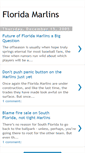 Mobile Screenshot of floridamarlins1.blogspot.com