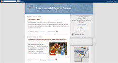 Desktop Screenshot of deportecubano.blogspot.com