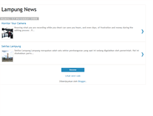Tablet Screenshot of lampungnews.blogspot.com