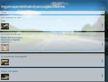 Tablet Screenshot of ingyenajndkbakutyacicagazditkeres.blogspot.com