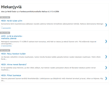 Tablet Screenshot of hiekanjyvia.blogspot.com