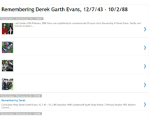 Tablet Screenshot of derekevans.blogspot.com