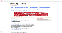Desktop Screenshot of liriklagu-liriklagu.blogspot.com