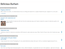 Tablet Screenshot of durhamfoodie.blogspot.com
