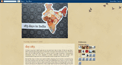 Desktop Screenshot of 183daysinindia.blogspot.com