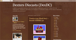 Desktop Screenshot of dextersdiecasts.blogspot.com