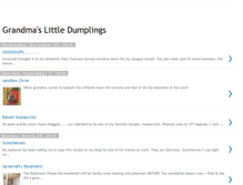 Tablet Screenshot of grandmaslittledumplings.blogspot.com