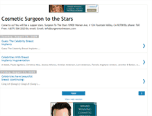 Tablet Screenshot of cosmeticsurgeontothestars.blogspot.com