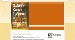 Desktop Screenshot of galerikomikindonesia.blogspot.com