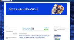 Desktop Screenshot of dicas-financas.blogspot.com