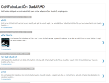 Tablet Screenshot of confabulaciondadarmd.blogspot.com