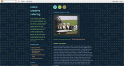 Desktop Screenshot of colescreativecatering.blogspot.com