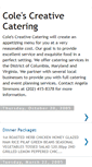 Mobile Screenshot of colescreativecatering.blogspot.com