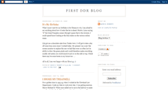 Desktop Screenshot of firstddrblog.blogspot.com