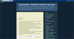 Desktop Screenshot of matematiquice.blogspot.com