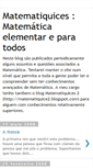 Mobile Screenshot of matematiquice.blogspot.com