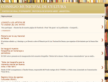 Tablet Screenshot of consejodeculturagp.blogspot.com