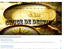 Tablet Screenshot of crucededestinos.blogspot.com