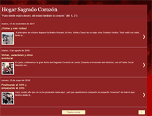 Tablet Screenshot of hogarsagradocorazon.blogspot.com