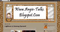 Desktop Screenshot of angie-talks.blogspot.com