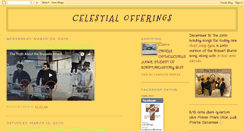 Desktop Screenshot of celestialofferings.blogspot.com