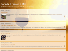 Tablet Screenshot of canadaplusfrance.blogspot.com