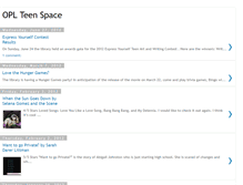 Tablet Screenshot of oplteenspace.blogspot.com