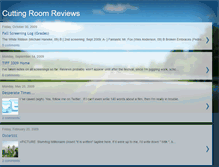 Tablet Screenshot of cuttingroomreviews.blogspot.com