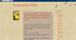 Desktop Screenshot of inspirationbird.blogspot.com