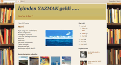 Desktop Screenshot of icimdenyazmakgeldi.blogspot.com