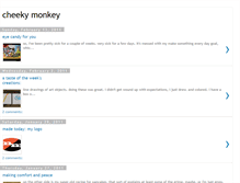 Tablet Screenshot of cheekymonkeyzine.blogspot.com