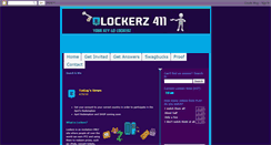 Desktop Screenshot of lockerz411.blogspot.com