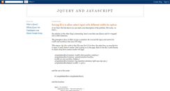Desktop Screenshot of jquery-and-javascript.blogspot.com