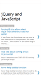 Mobile Screenshot of jquery-and-javascript.blogspot.com