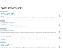 Tablet Screenshot of jquery-and-javascript.blogspot.com
