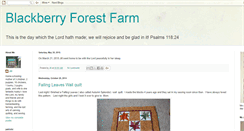 Desktop Screenshot of blackberryforestfarm.blogspot.com