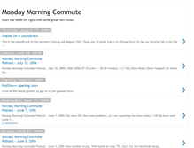Tablet Screenshot of mondaymorningcommute.blogspot.com