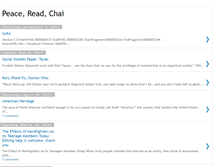 Tablet Screenshot of peacereadchai.blogspot.com