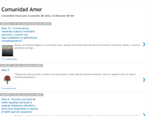 Tablet Screenshot of comunidadamor.blogspot.com