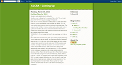 Desktop Screenshot of cccracomingup.blogspot.com