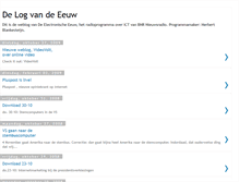 Tablet Screenshot of eeuw.blogspot.com